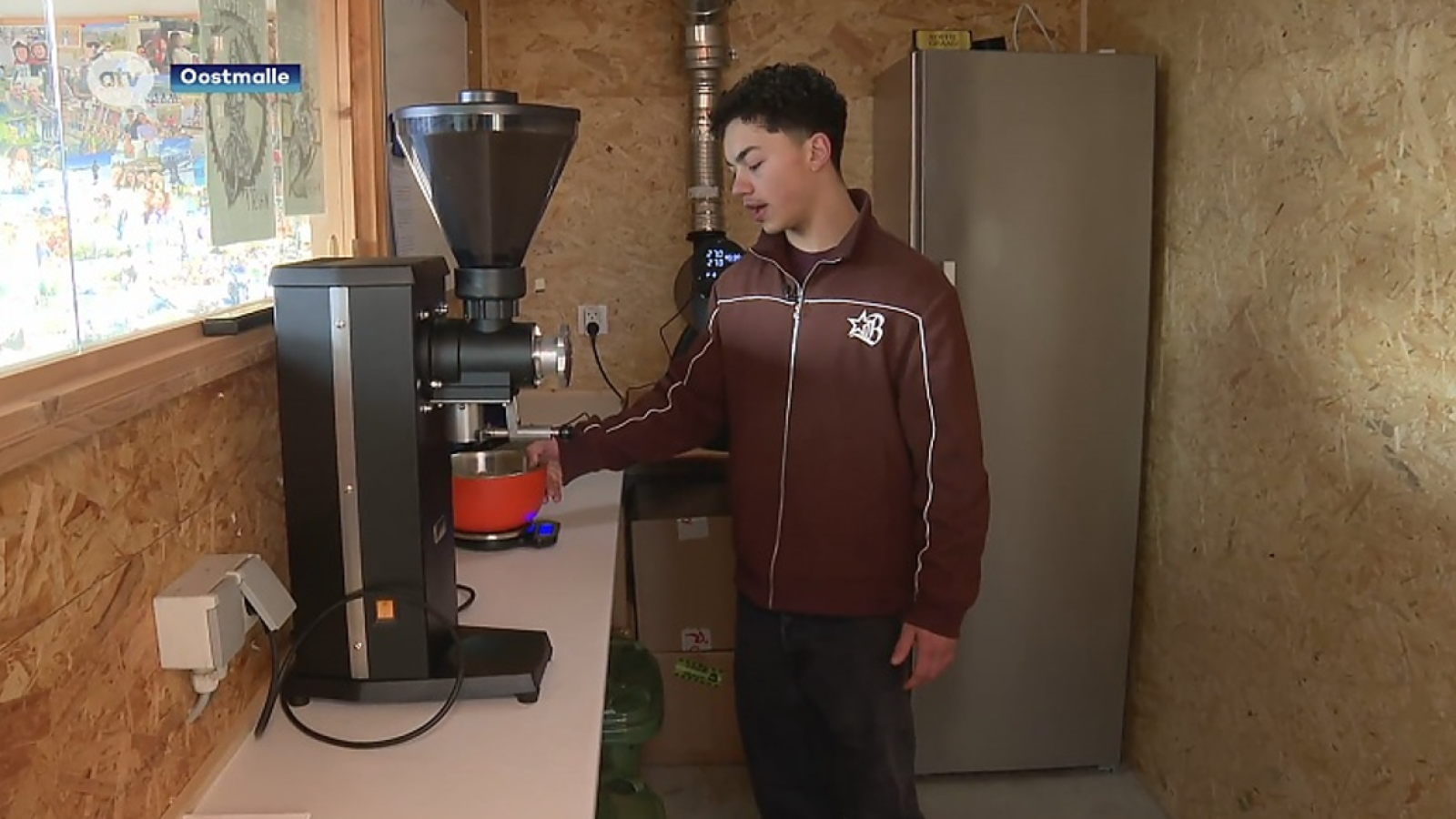 Sten Keysers in de reportage van ATV.